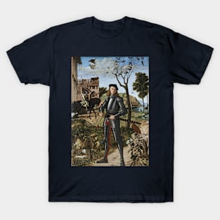 Young Knight in a Landscape by Vittore Carpaccio T-Shirt